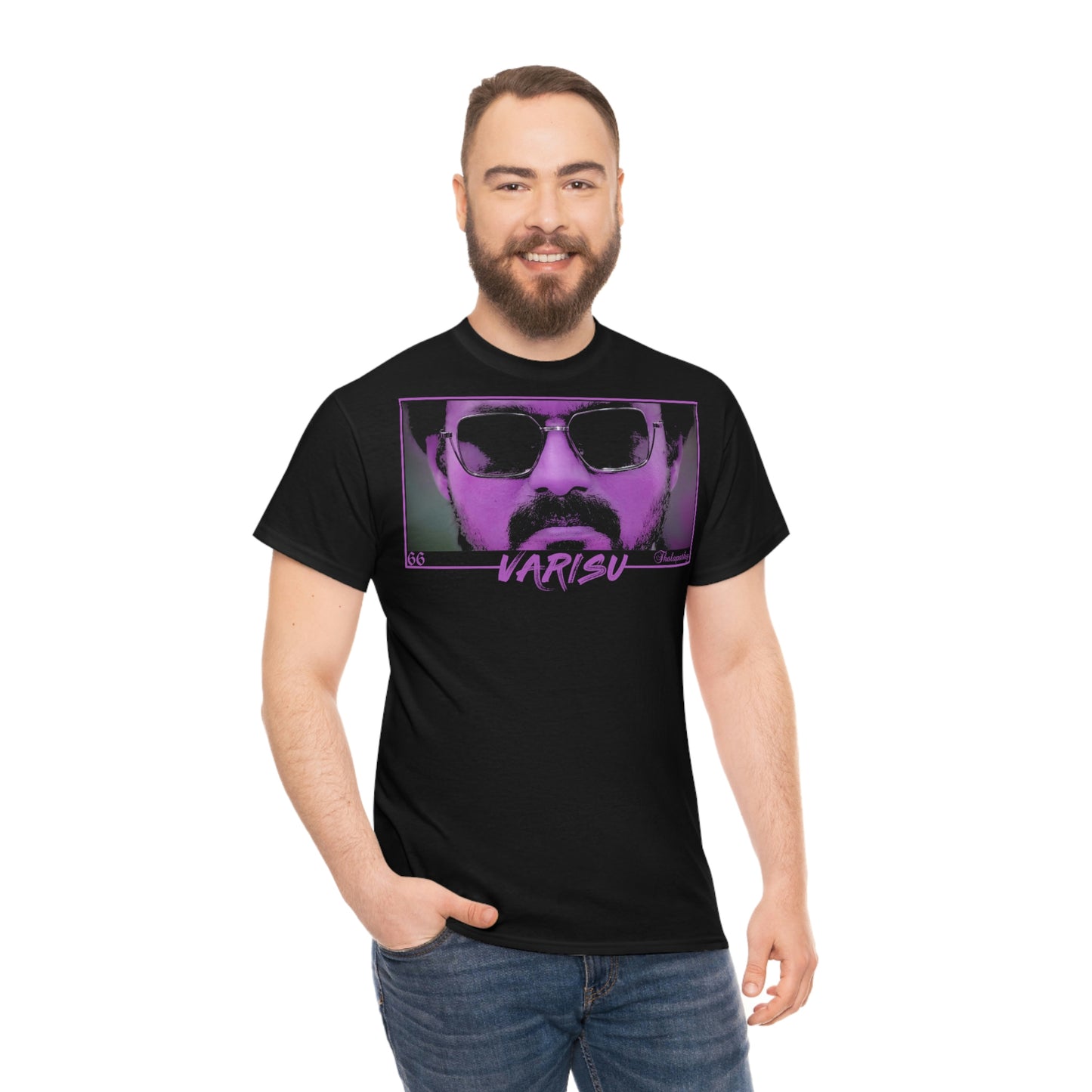 Thalapathy Vijay t-shirt with Street Style front graphics