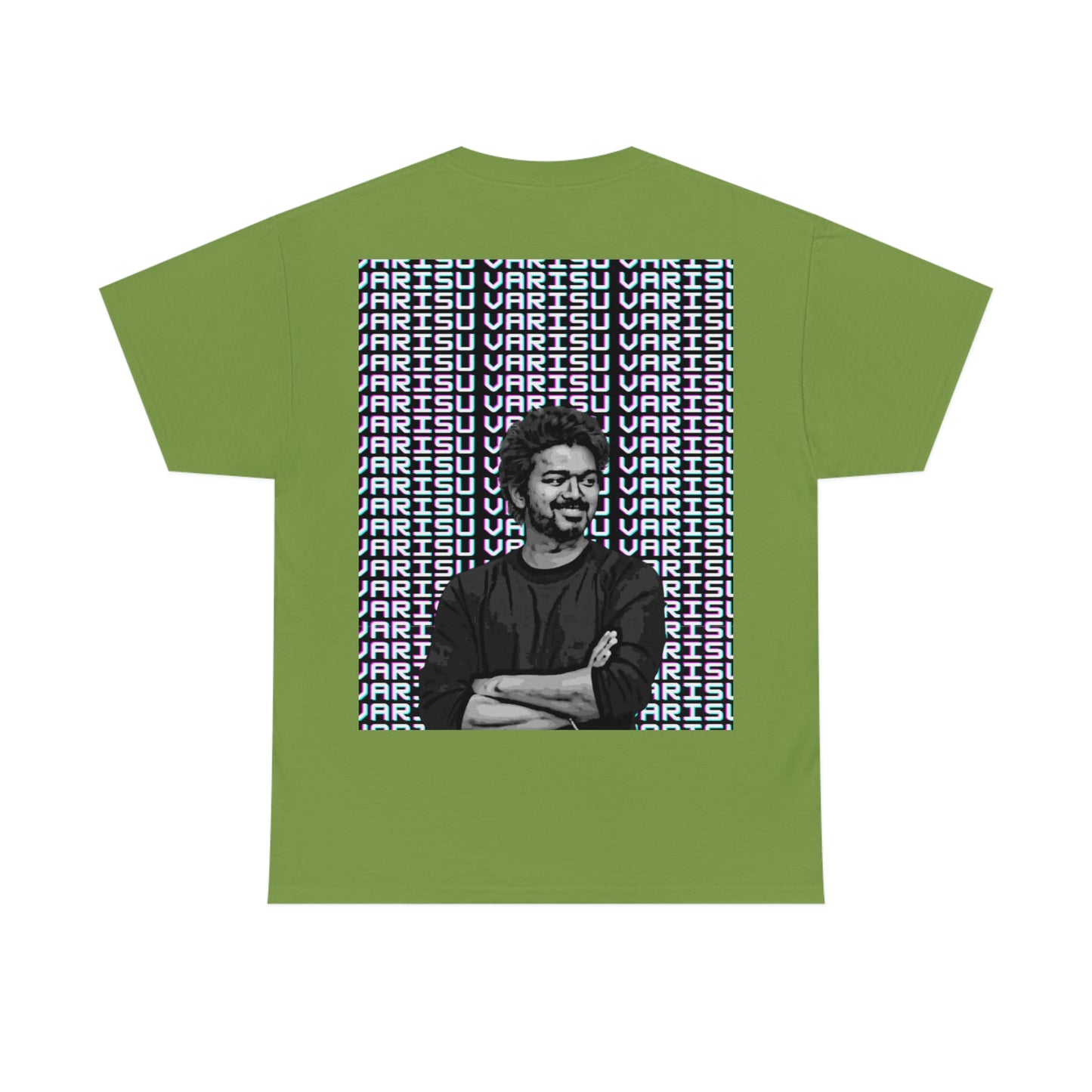 Thalapathy Vijay t-shirt with Thalapathy Street Back Graphic