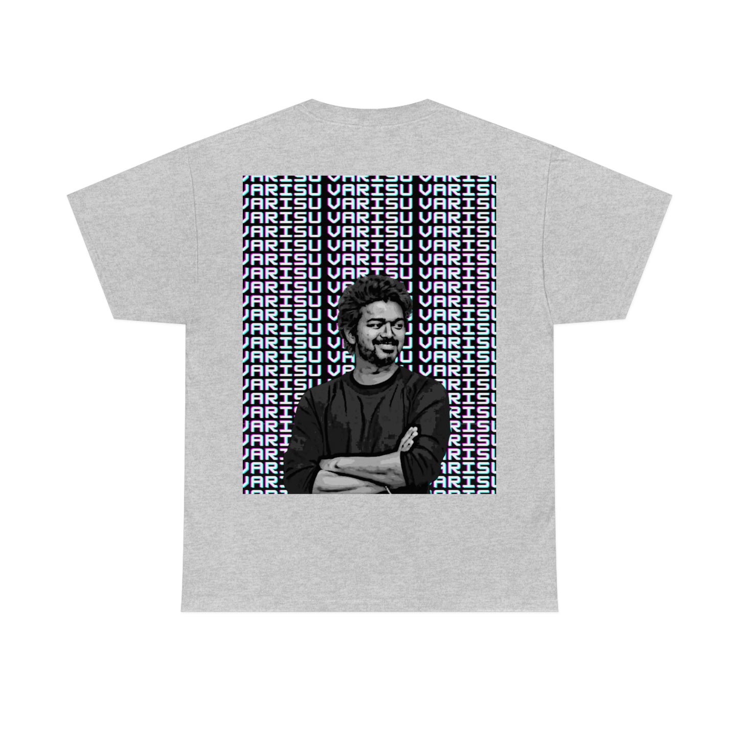 Thalapathy Vijay t-shirt with Thalapathy Street Back Graphic