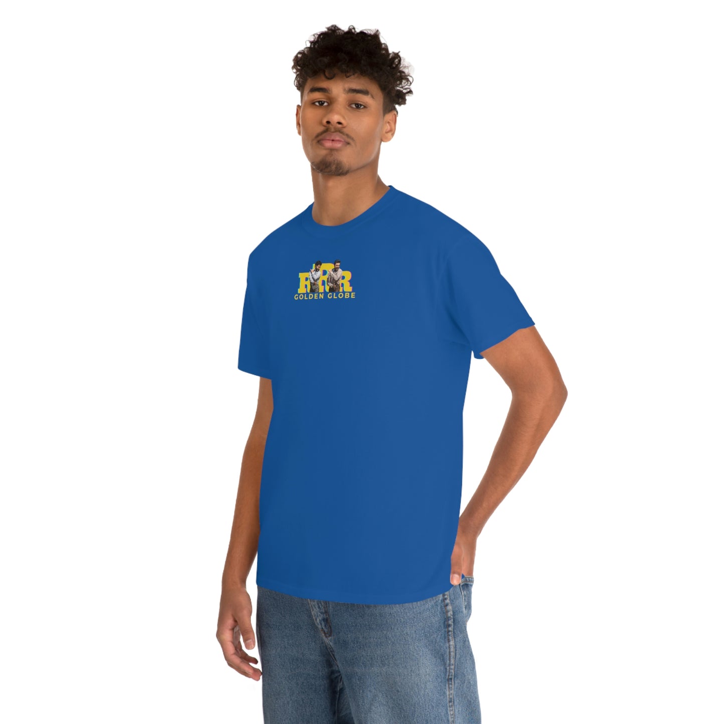 RRR Golden Globe Commemoration T-shirt with front and back graphics