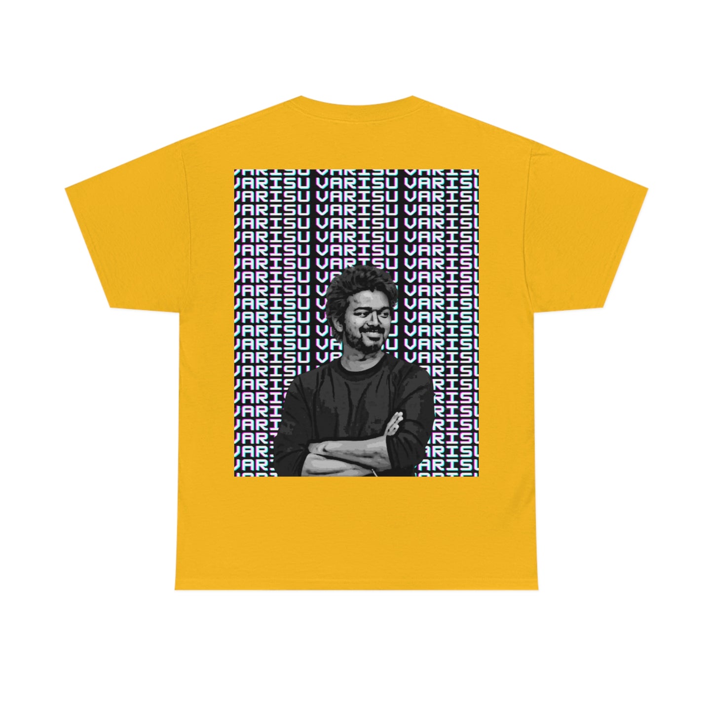 Thalapathy Vijay t-shirt with Thalapathy Street Back Graphic