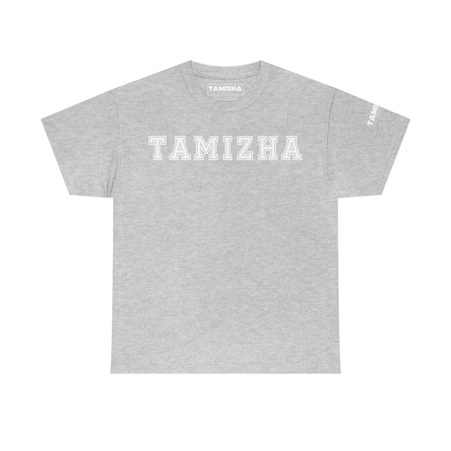 Tamizha Originals Varsity t-shirt with Tamil quote back print