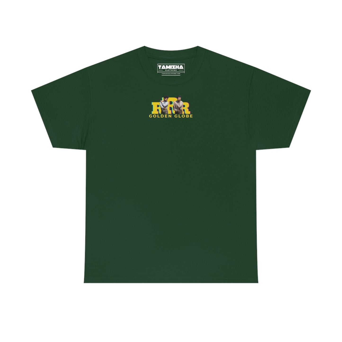 RRR Golden Globe Commemoration T-shirt with front and back graphics