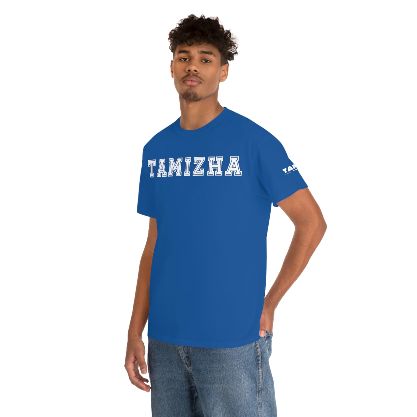 Tamizha Originals Varsity t-shirt with Tamil quote back print