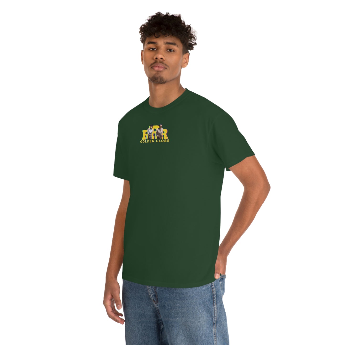 RRR Golden Globe Commemoration T-shirt with front and back graphics