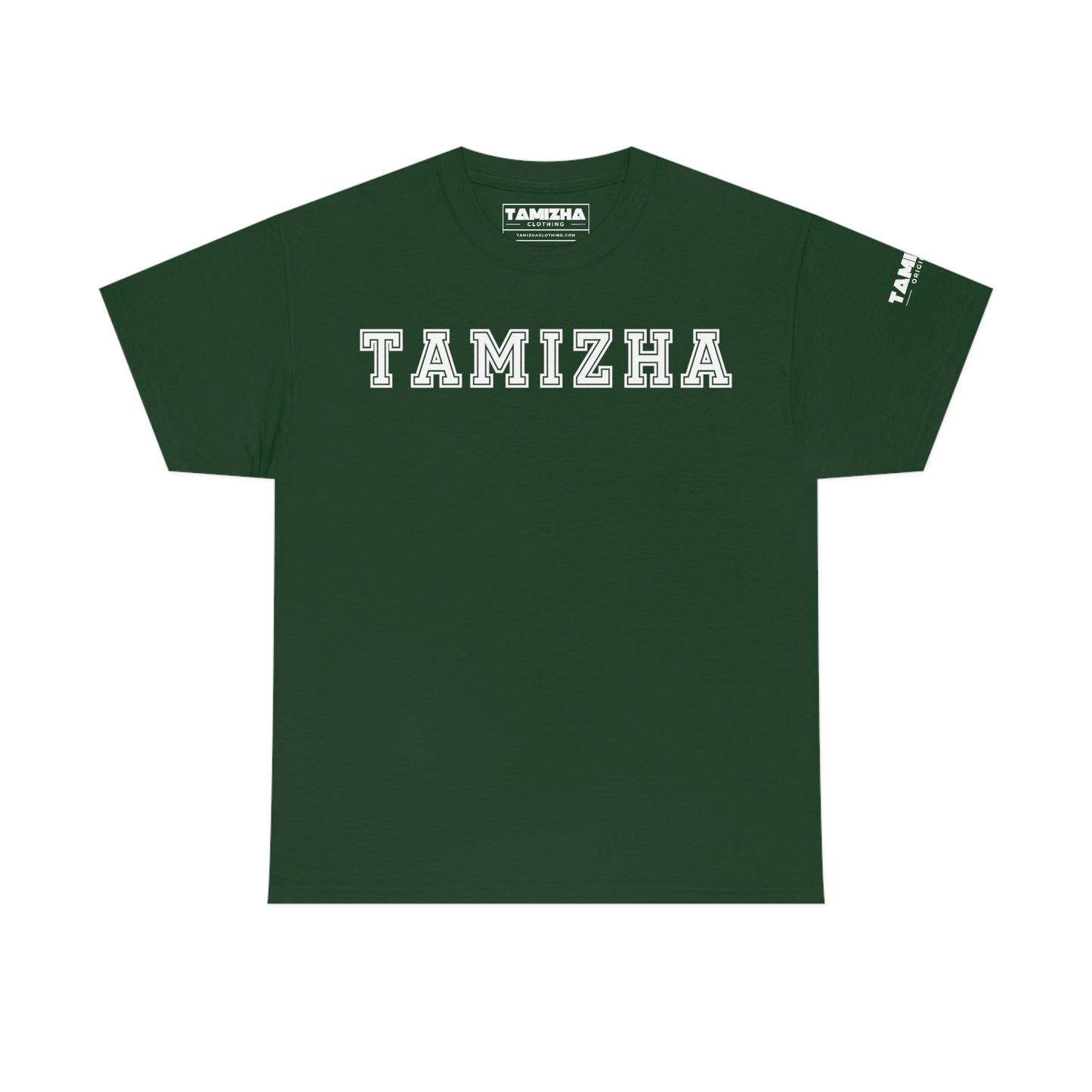 Tamizha Originals Varsity t-shirt with Tamil quote back print