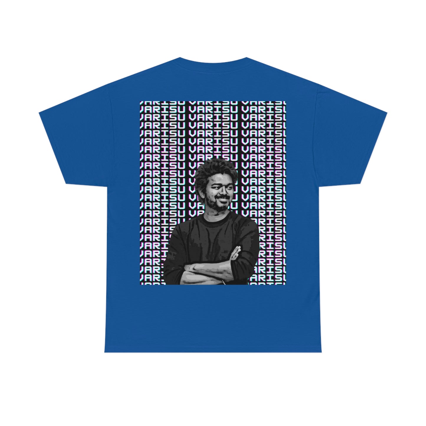 Thalapathy Vijay t-shirt with Thalapathy Street Back Graphic