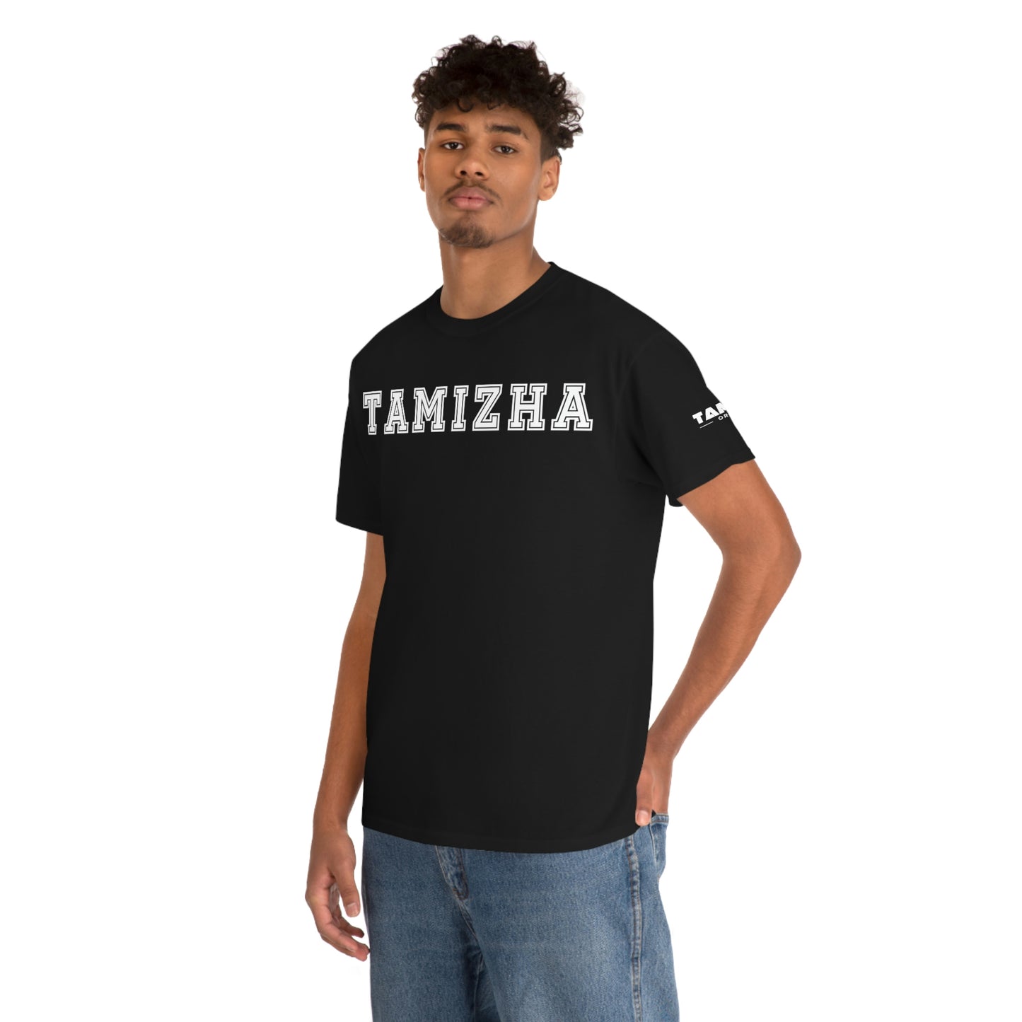 Tamizha Originals Varsity t-shirt with Tamil quote back print