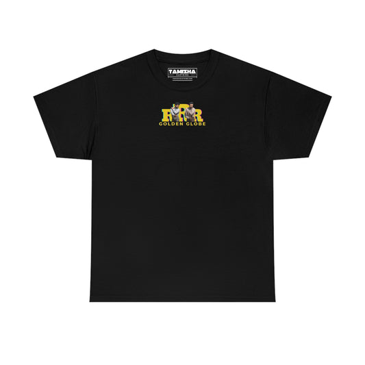 RRR Golden Globe Commemoration T-shirt with front and back graphics
