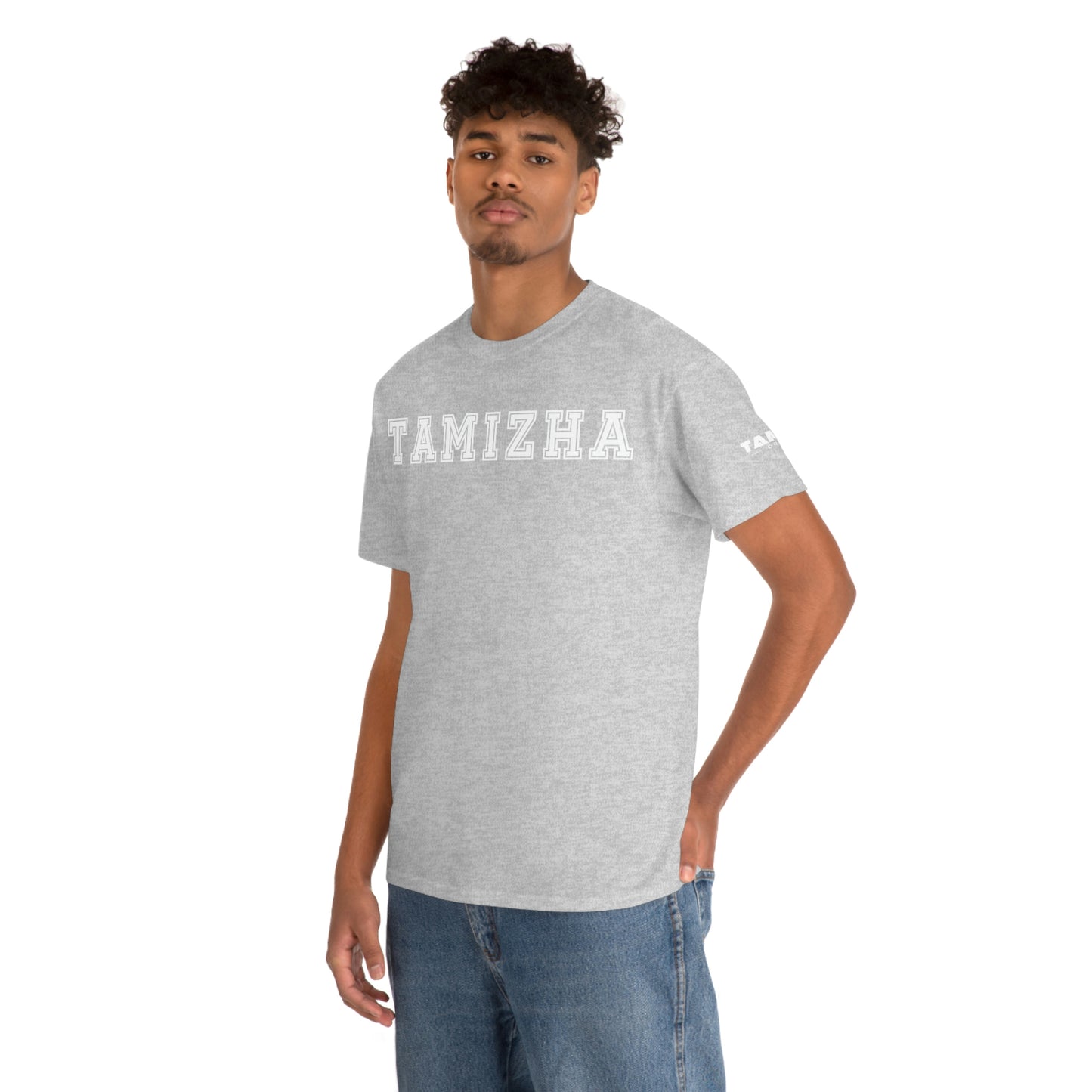 Tamizha Originals Varsity t-shirt with Tamil quote back print