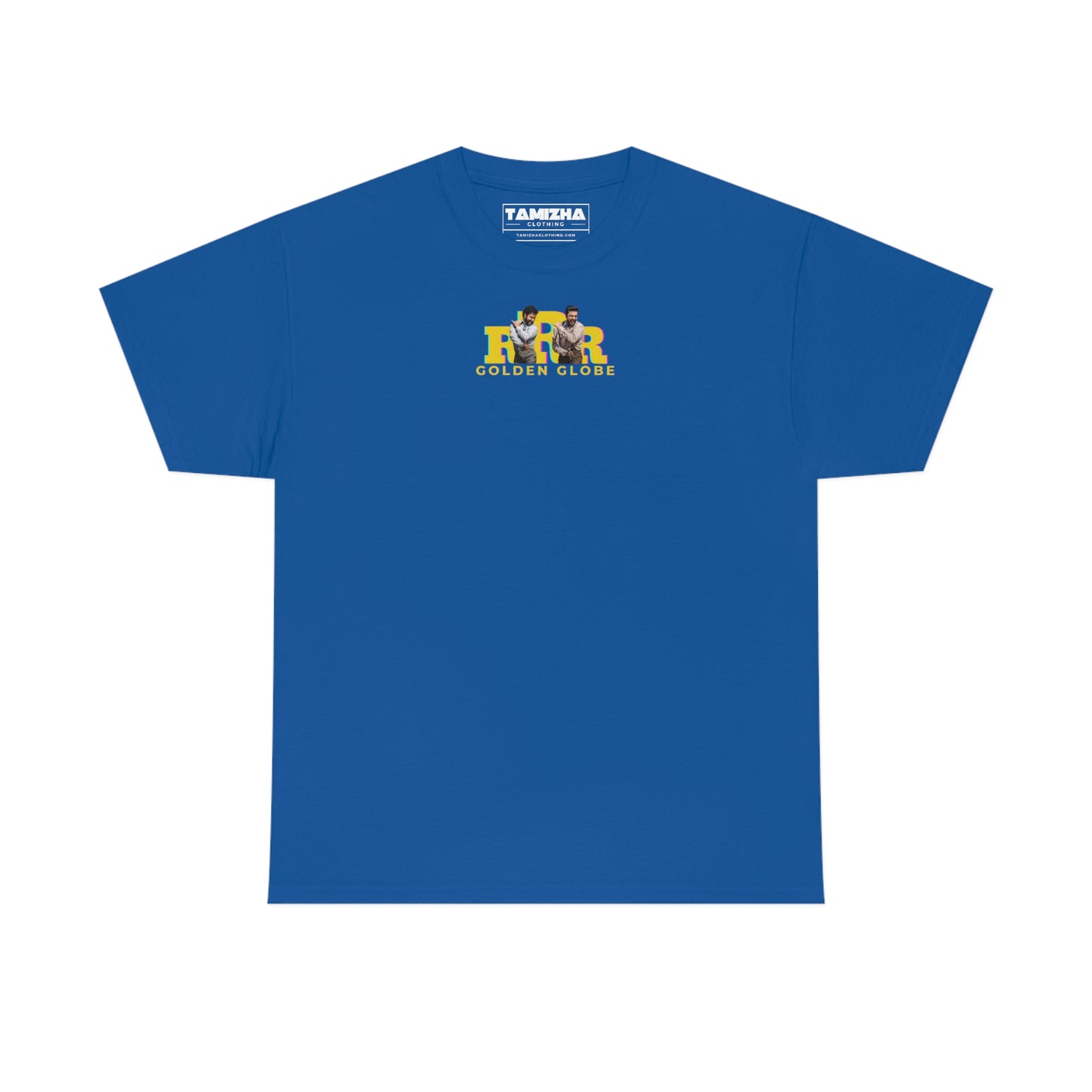 RRR Golden Globe Commemoration T-shirt with front and back graphics