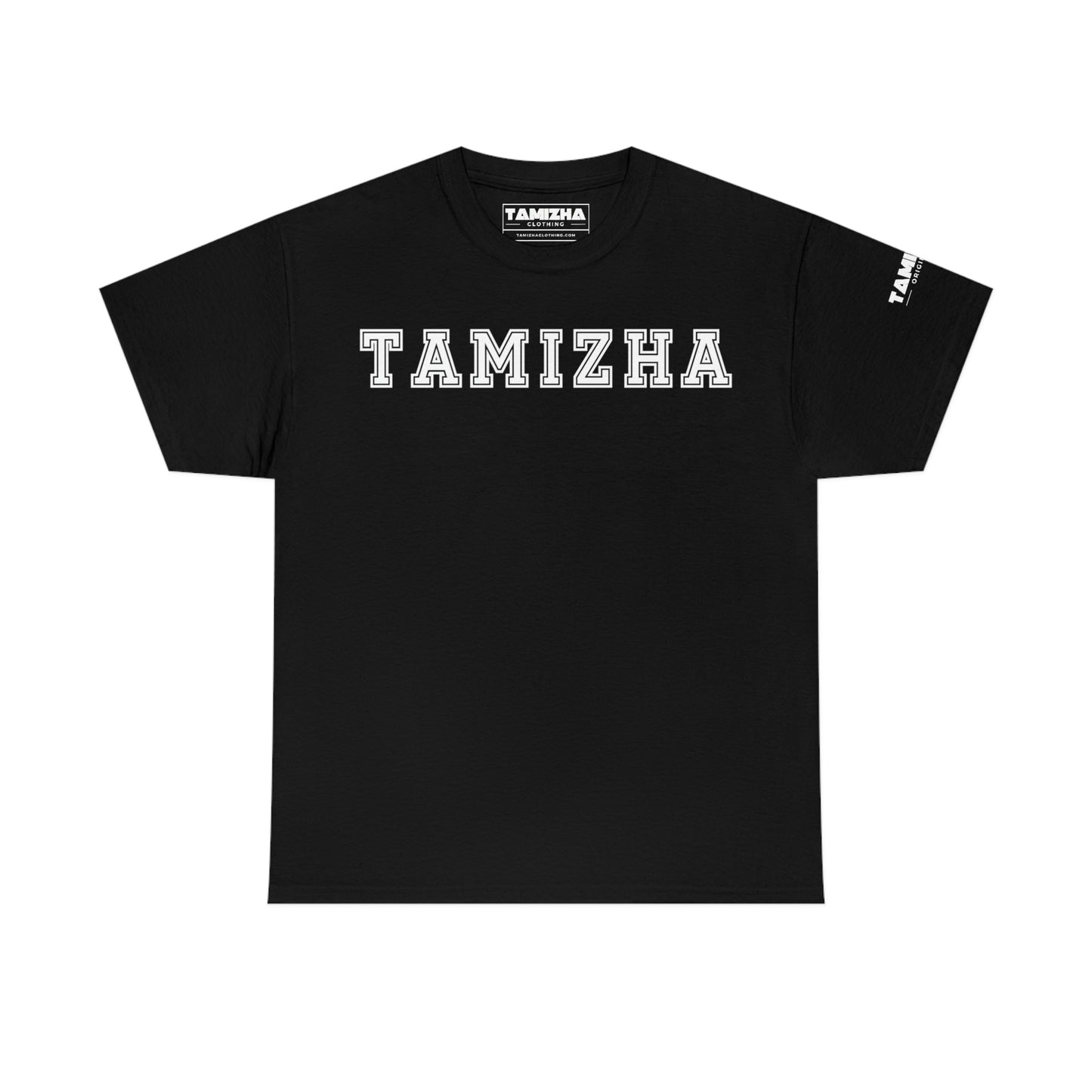 Tamizha Originals Varsity t-shirt with Tamil quote back print