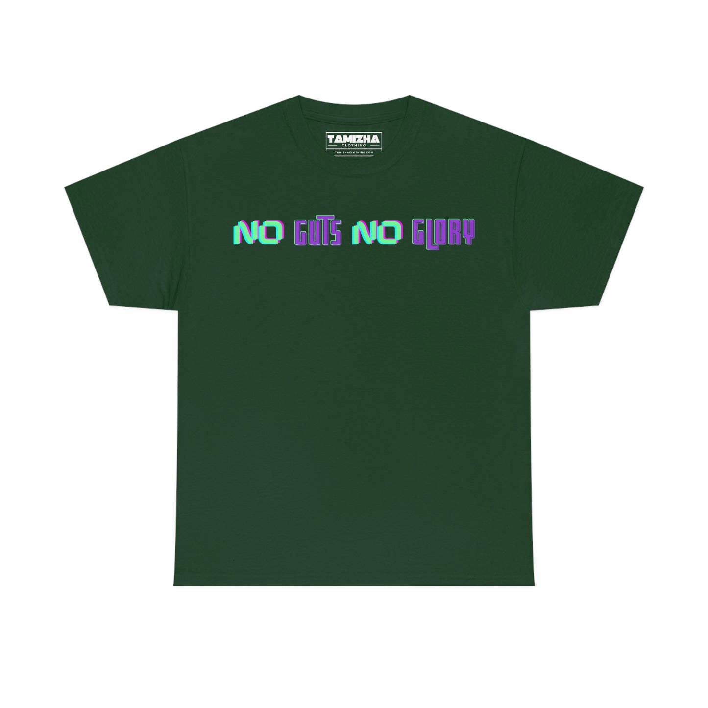 Thunivu No Guts No Glory t-shirt with Retro Neon Thala Ajith back print