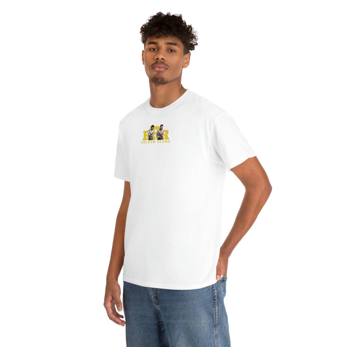 RRR Golden Globe Commemoration T-shirt with front and back graphics