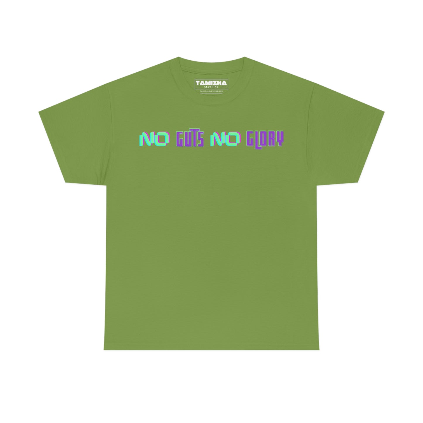 Thunivu No Guts No Glory t-shirt with Retro Neon Thala Ajith back print