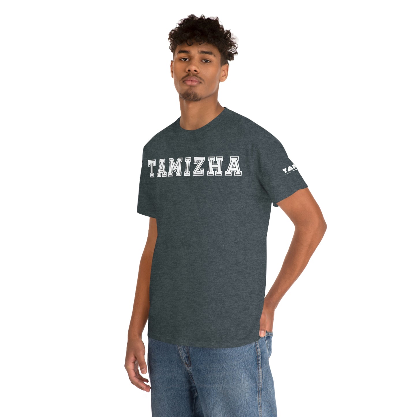 Tamizha Originals Varsity t-shirt with Tamil quote back print