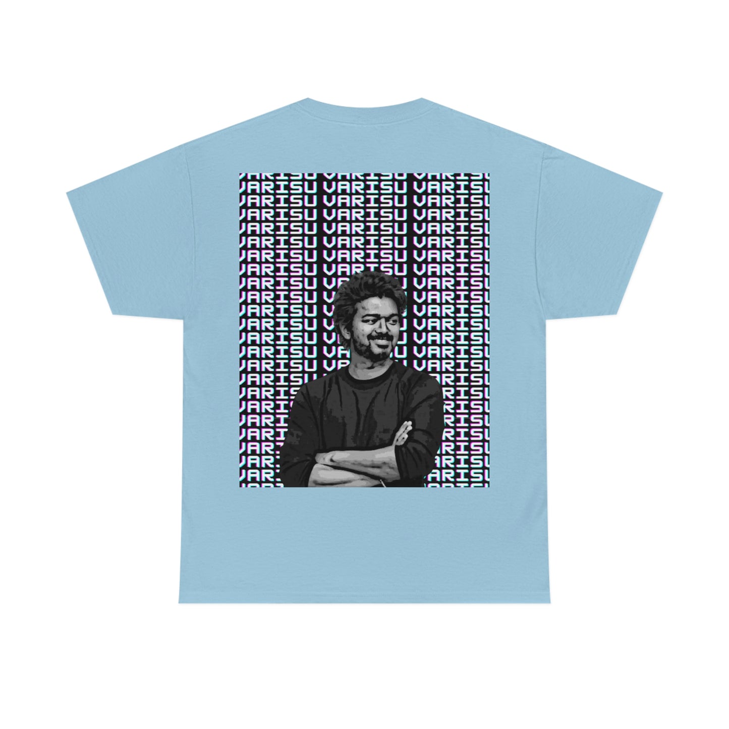 Thalapathy Vijay t-shirt with Thalapathy Street Back Graphic