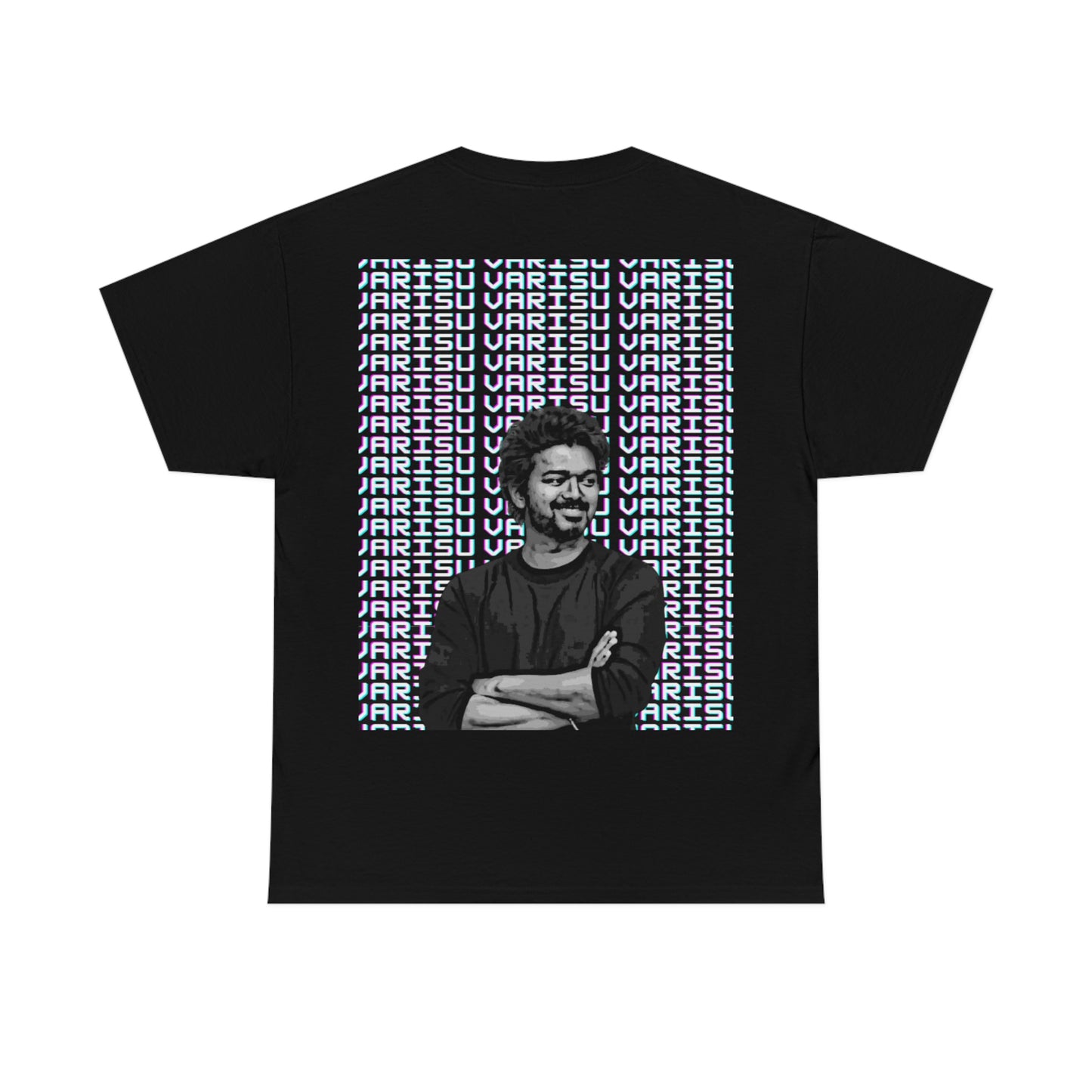 Thalapathy Vijay t-shirt with Thalapathy Street Back Graphic