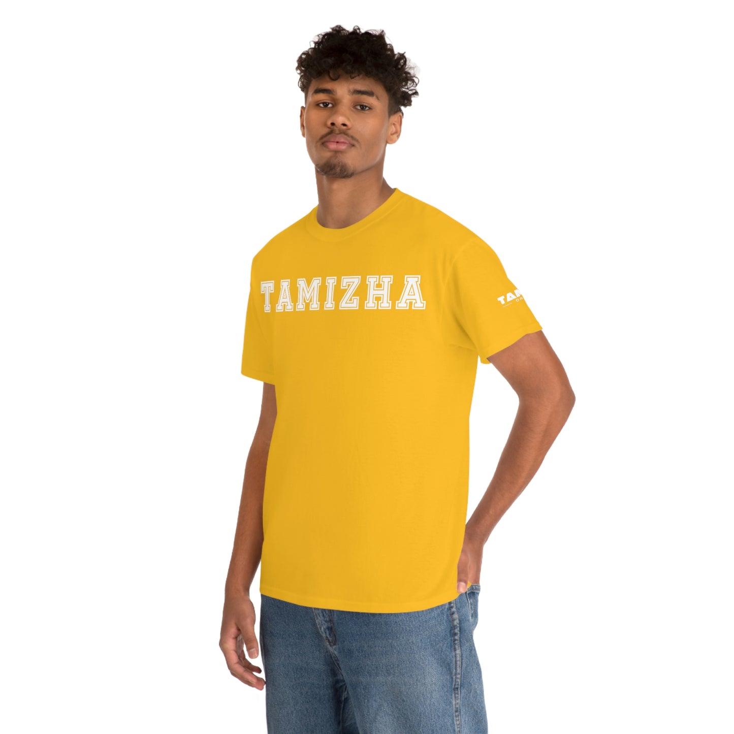 Tamizha Originals Varsity t-shirt with Tamil quote back print