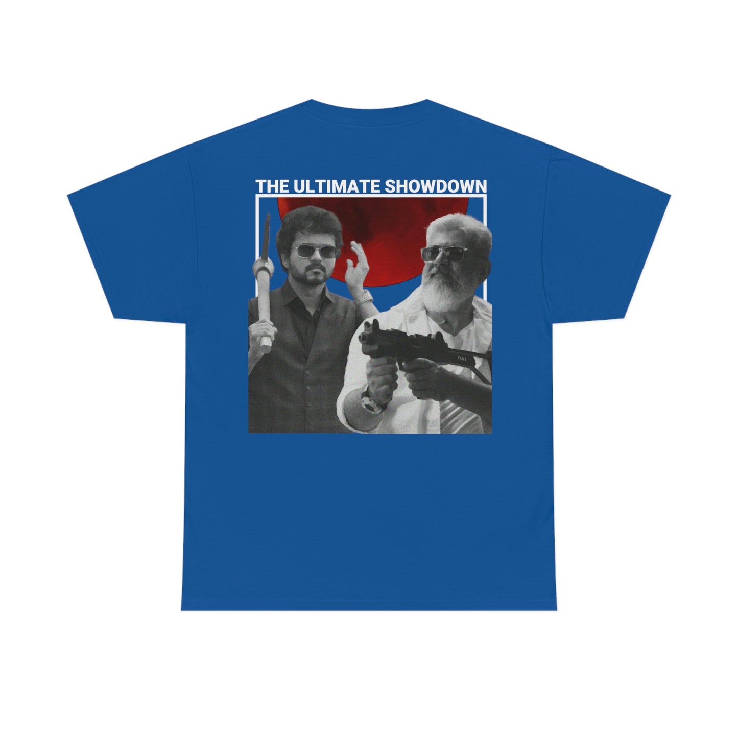 Thala X Thalapathy The Ultimate Showdown t-shirt with back graphics