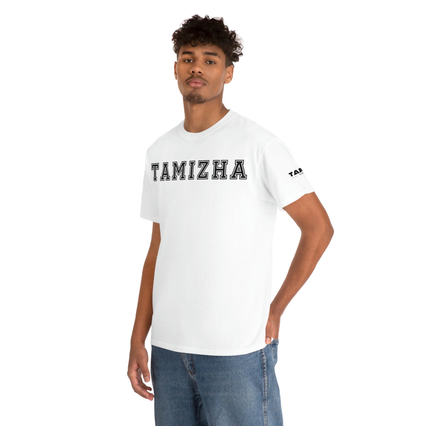 Tamizha Originals Varsity t-shirt with Tamil quote back print