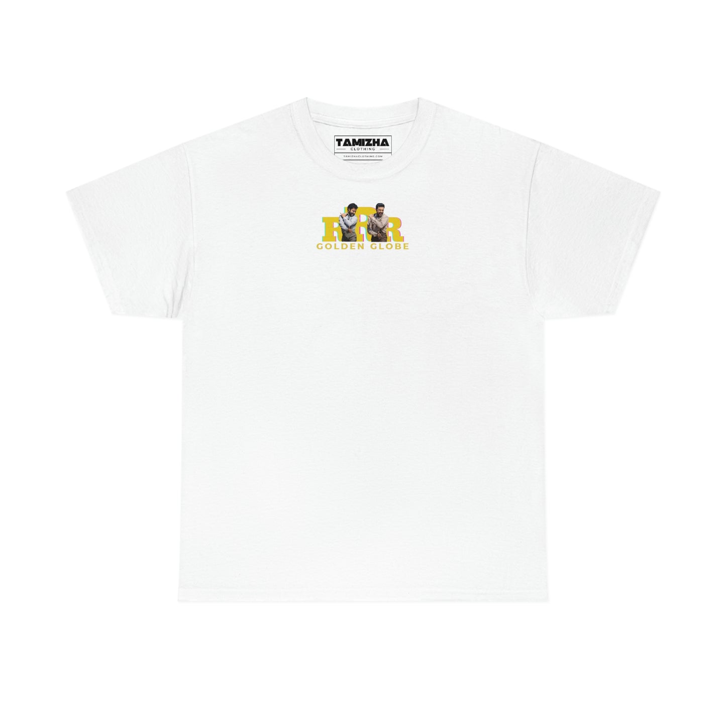 RRR Golden Globe Commemoration T-shirt with front and back graphics