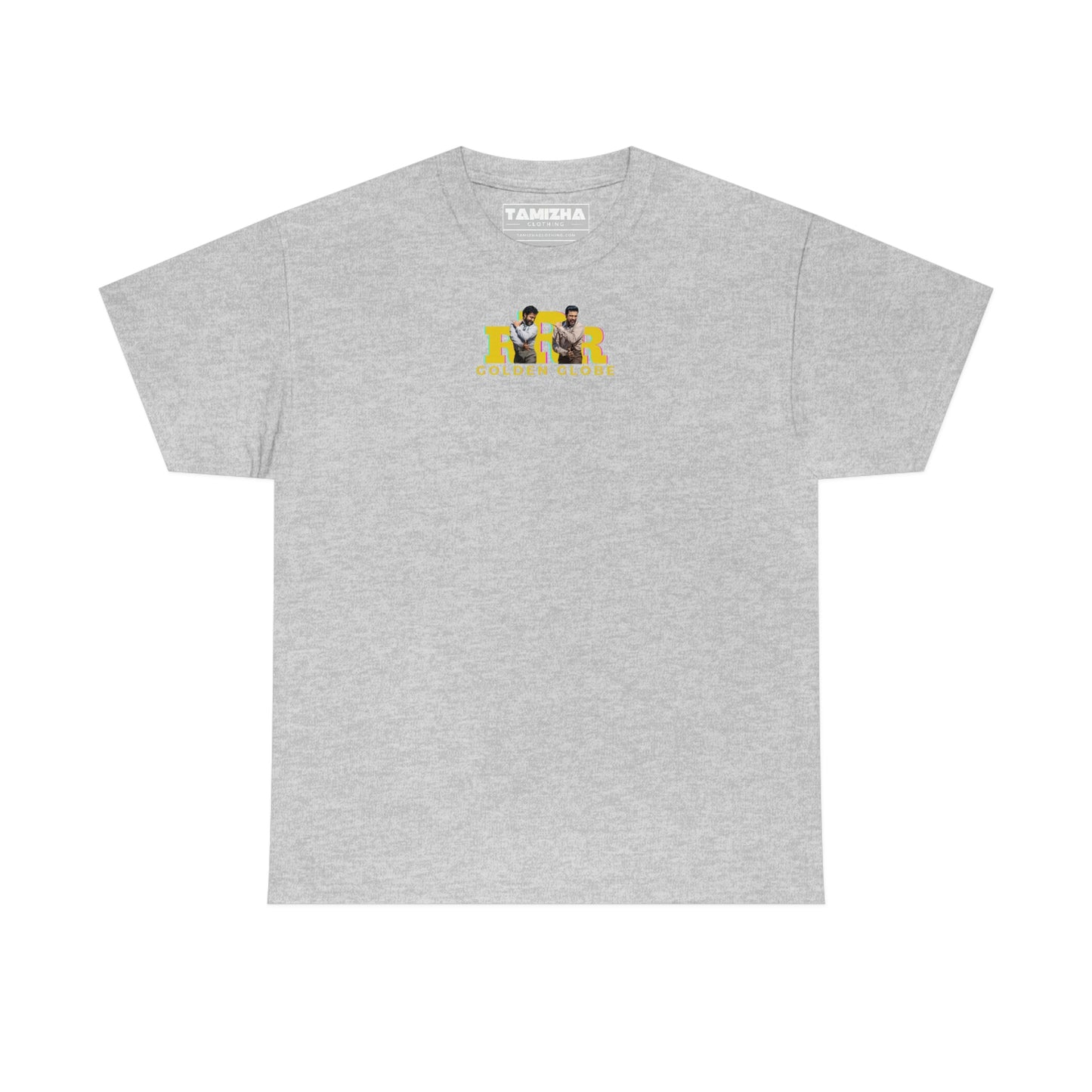 RRR Golden Globe Commemoration T-shirt with front and back graphics