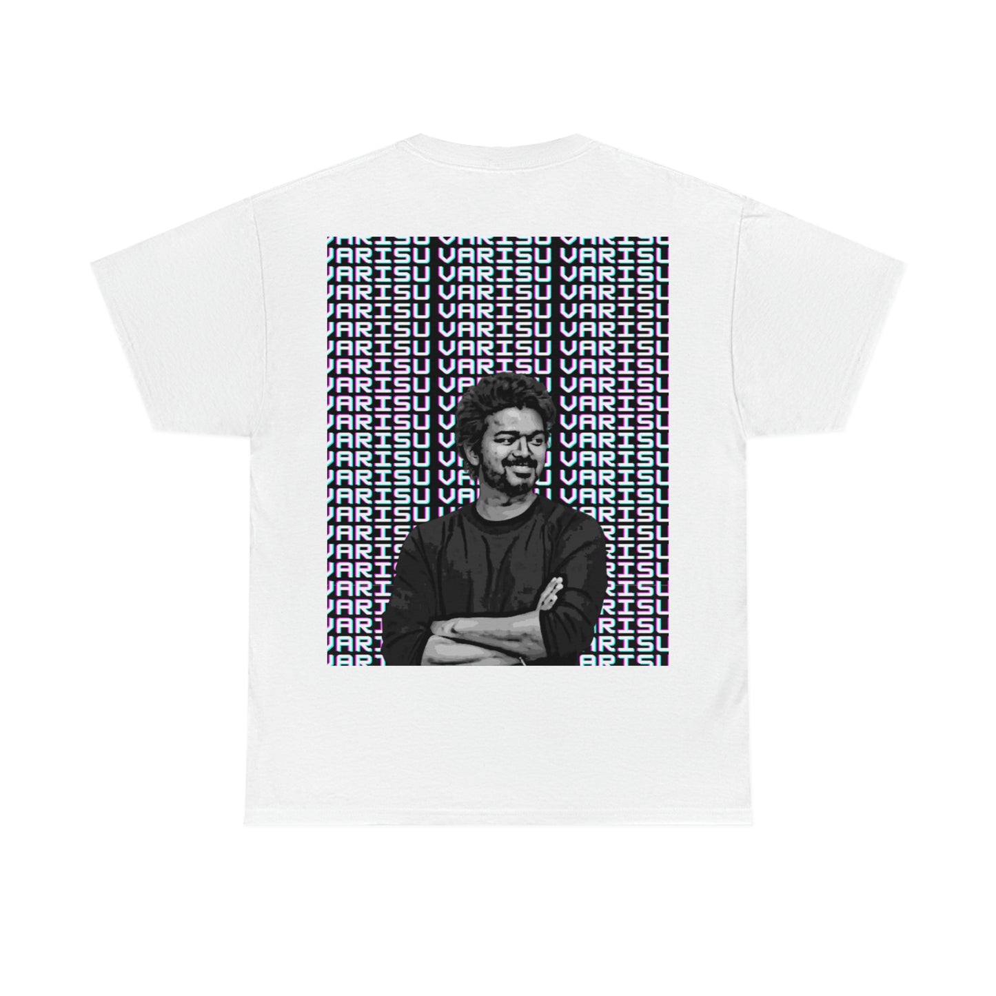 Thalapathy Vijay t-shirt with Thalapathy Street Back Graphic