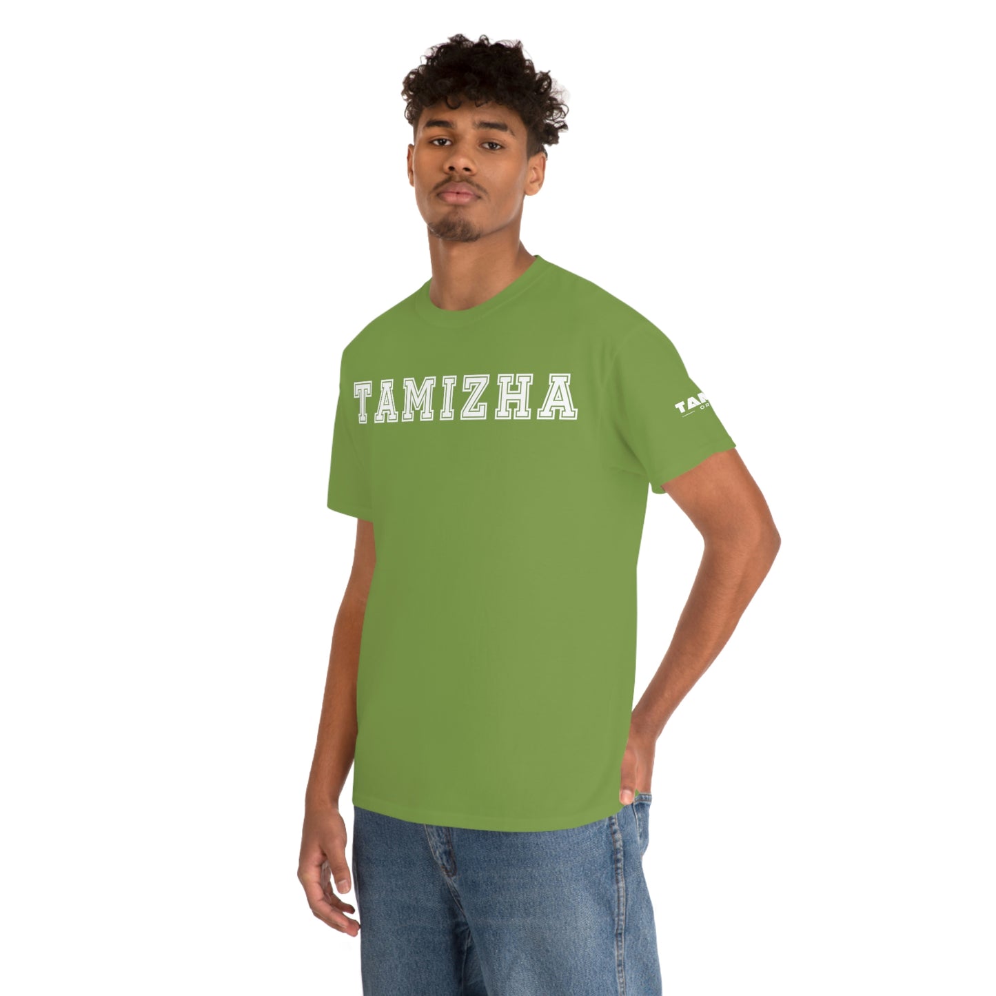 Tamizha Originals Varsity t-shirt with Tamil quote back print